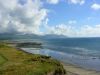 View of Dinas Dinlle Beach from on the cliffs