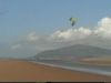 Richard on Walney with dramatic Black Combe in view