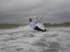 Col kitesurfing at Ynyslas