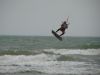 Neil kitesurfing at Borth