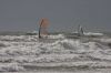 Tom and Al Windsurfing at Ynyslas