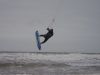 Air time at Borth