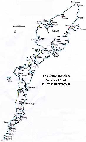 Outer Hebrides Map