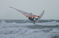 Justal, Widsurfing. Borth, West Wales