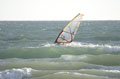 Justal, Widsurfing. Borth, West Wales
